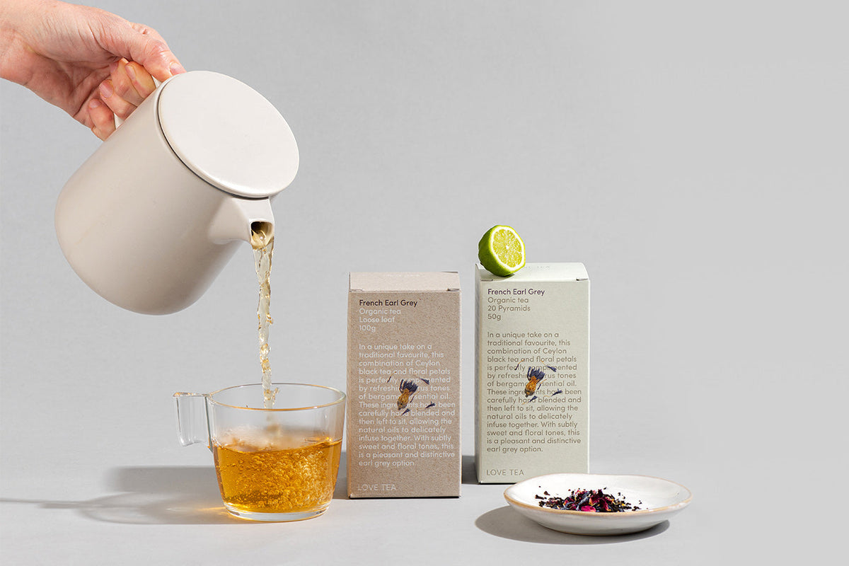 French earl grey tea