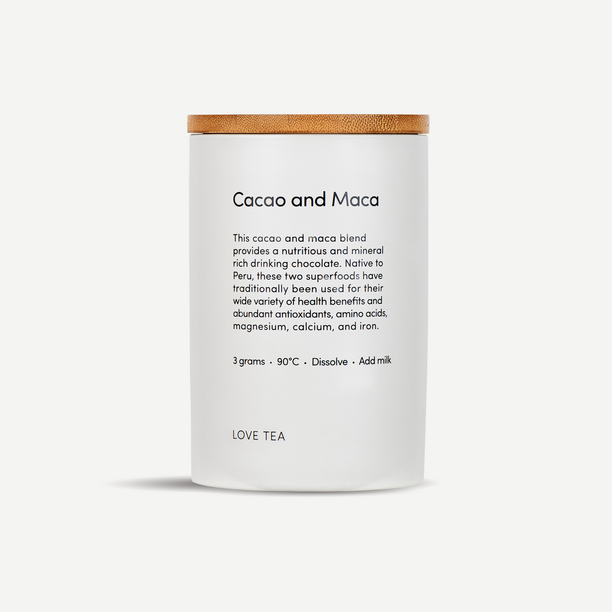 Cacao and Maca Canister