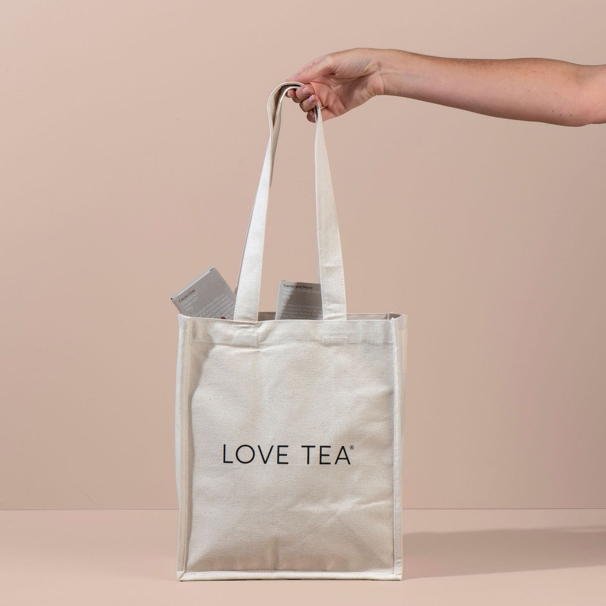 Love Tea Canvas Tote