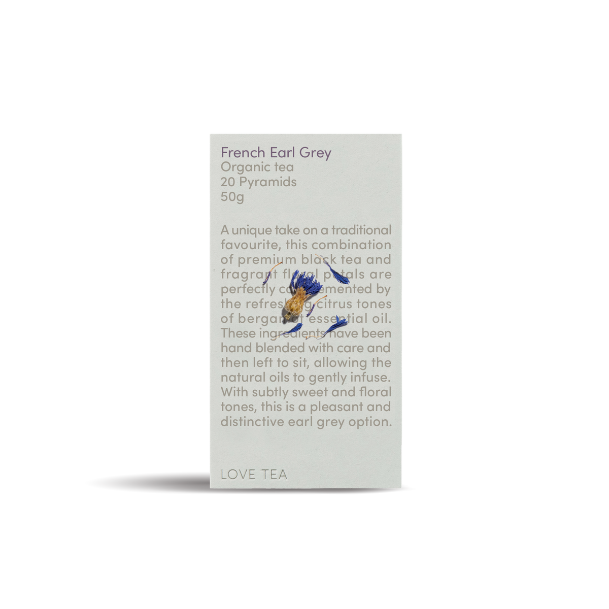 French Earl Grey Pyramid Tea Bags