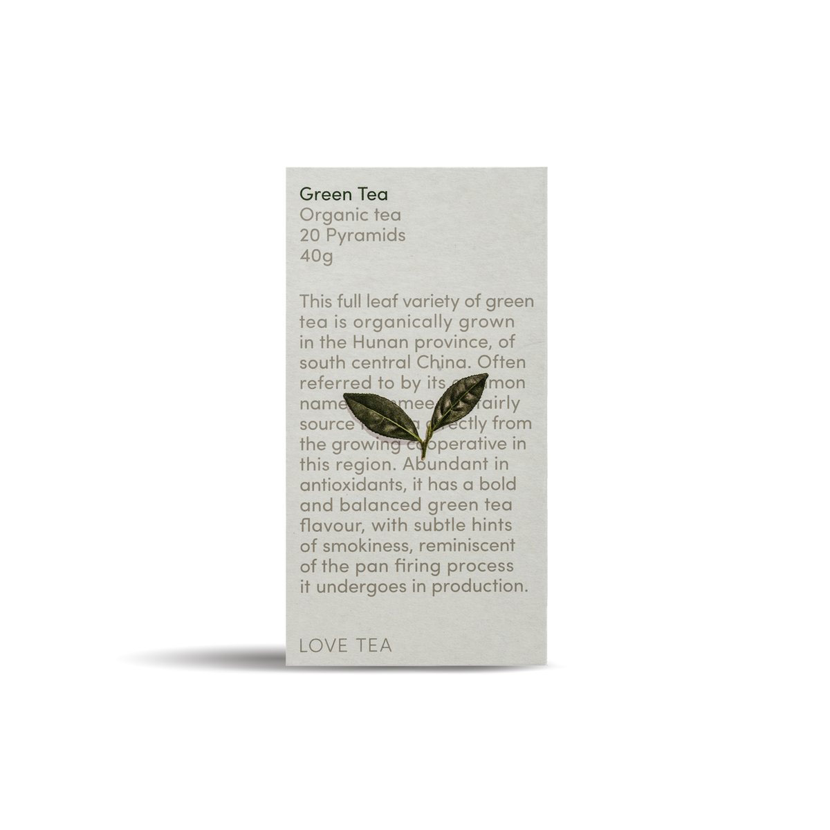 Green Tea Pyramid Tea Bags