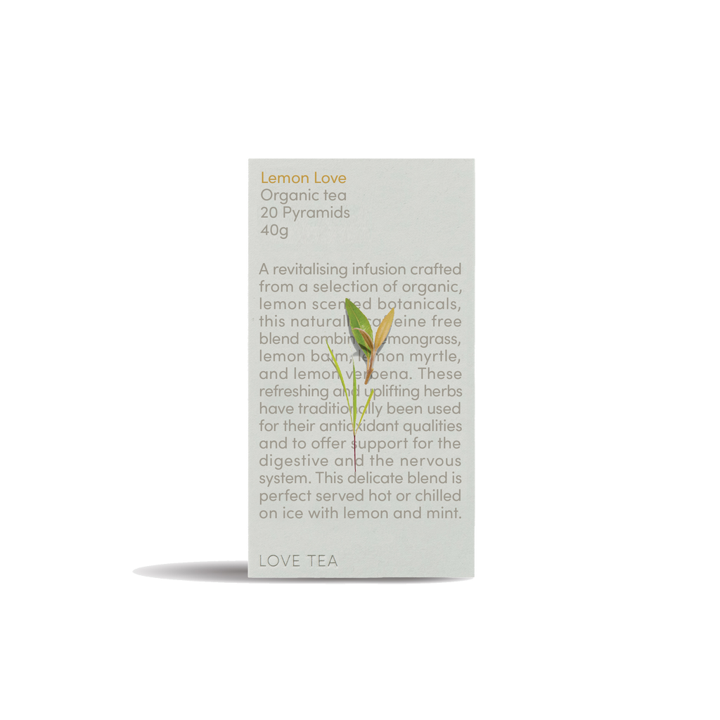 Lemon Love Pyramid Tea Bags – LOVE TEA