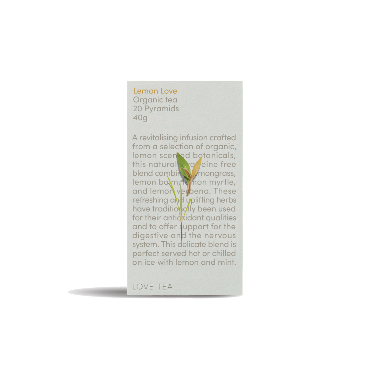 Lemon Love Pyramid Tea Bags