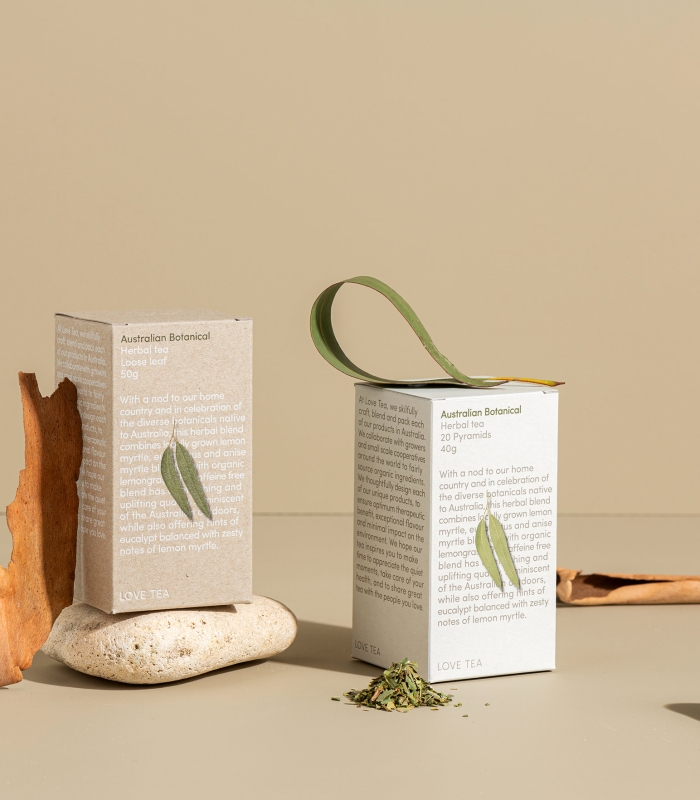 love tea australian botanical tea bags and loose leaf with australian ingredients